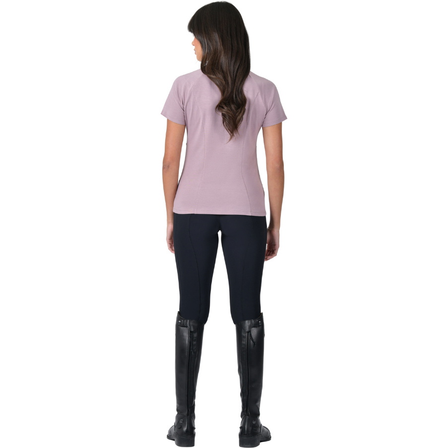 2026 WeatherBeeta Dames Bamboe Korte Mouw Performance Basislaag 1028843022 - Burnished Lilac